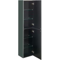 Шкаф пенал Roca Ona 40 A857635513 подвесной Зеленый матовый — фото 2, Пеналы для ванной комнаты