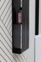 Товар: Металлическая полка Aquanet Магнум H 20х130 326459 Черная матовая - фото 9 Металлическая полка Aquanet Магнум H 20х130 326459 Черная матовая — фото 9, Полки для ванной и душа