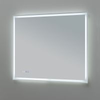 Товар: Зеркало Aquanet Оптима 90 288966 с подсветкой Белое матовое с сенсорным выключателем - фото 4 Зеркало Aquanet Оптима 90 288966 с подсветкой Белое матовое с сенсорным выключателем — фото 4, Мебель для ванной