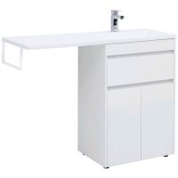 Тумба под раковину Aquanet Токио 120 237745 Белая — фото 1, Тумбы под раковину