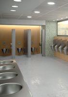 Писсуар Nofer 13004.S подвесной Нержавеющая сталь матовая — фото 2, Писсуары