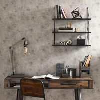 Обои Caselio Telas 69879420 Винил на флизелине (0,53*10,05) Серый, Штукатурка — фото 2, Обои для стен