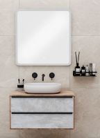 Зеркало Runo Руан 80 00-00001289 с подсветкой с сенсорным выключателем — фото 4, Зеркала в ванную комнату