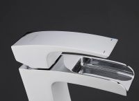 Смеситель для раковины Gappo G07 Белый Хром арт-G1007-30 — фото 2, Смесители для раковины