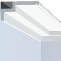 Карниз HIWOOD A165L 2000x62x165 мм — фото 1, Карнизы