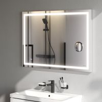 Зеркало AM.PM Gem 100 M91AMOX1003WG с подсветкой с механическим выключателем — фото 4, Мебель для ванной