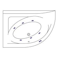 Товар: Акриловая ванна Excellent Aquarella 150x100 L WAEX.ARL15.SOFT.GL с гидромассажем - фото 5 Акриловая ванна Excellent Aquarella 150x100 L WAEX.ARL15.SOFT.GL с гидромассажем — фото 5, Ванны