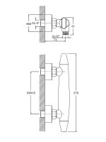 Смеситель для душа Orange Lotos Хром арт-M32-200cr — фото 9, Смеситель для душа