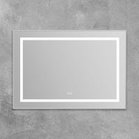 Зеркало BelBagno Kraft 98.5 SPC-KRAFT-985-685-TCH-WARM с подсветкой с подогревом Сатин с сенсорным выключателем — фото 1, Зеркала в ванную комнату