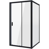 Душевой уголок Niagara Nova 110х90 NG-82-11AB-A90B профиль Черный стекло прозрачное — фото 1, Душевые уголки