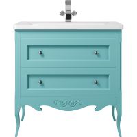 Тумба под раковину Creto Viva 85 13-1008B Blue — фото 1, Тумбы под раковину