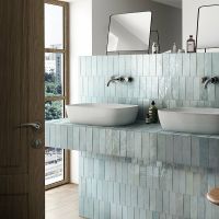 Керамический бордюр Equipe Artisan Jolly Aqua 1,2х20 см — фото 4, Керамическая плитка