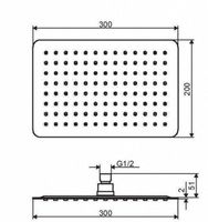 Товар: Верхний душ Excellent Actima 20х30 AREX.3062CR Хром - фото 6 Верхний душ Excellent Actima 20х30 AREX.3062CR Хром — фото 6, Душевое оборудование. Душевая программа