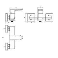Товар: Смеситель для душа Omnires Siena SN7340CR Хром - фото 2 Смеситель для душа Omnires Siena SN7340CR Хром — фото 2, Смесители