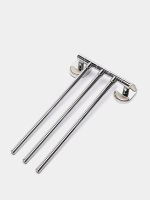 Полотенцедержатель Ростовская Мануфактура Сантехники A1025 поворотный Хром — фото 2, Полотенцедержатели