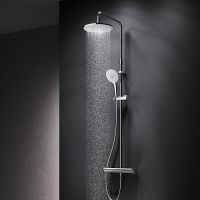 Душевая система AM.PM Spirit V2.0 F0770A400 с термостатом Хром — фото 9, Душевые стойки