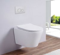 Унитаз Esbano Clavel ESUPCLAVW подвесной Белый глянцевый с сиденьем Микролифт — фото 2, Подвесные унитазы