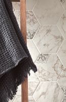 Товар: Керамогранит Marazzi Ragno Bistrot Decoro Calacatta Michelangelo R4YQ 18,2х21 см - фото 2 Керамогранит Marazzi Ragno Bistrot Decoro Calacatta Michelangelo R4YQ 18,2х21 см — фото 2, Керамогранит