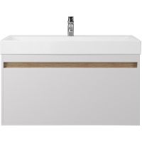 Тумба под раковину Creto Etna 100 4-1079W подвесная Белая — фото 1, Тумбы под раковину