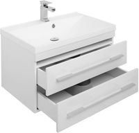 Товар: Тумба с раковиной Aquanet Нота 75 212796 подвесная Белая - фото 4 Тумба с раковиной Aquanet Нота 75 212796 подвесная Белая — фото 4, Тумбы с раковиной