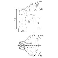 Товар: Смеситель для биде Cezares Lira LIRA-C-BS1-03 Золото - фото 2 Смеситель для биде Cezares Lira LIRA-C-BS1-03 Золото — фото 2, Смесители