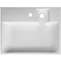 Раковина Marmo Bagno Дельта 60 MB-DL60-50 на стиральную машину Белая — фото 2, Раковины