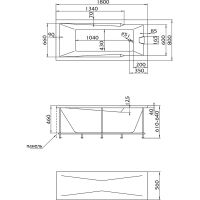 Товар: Акриловая ванна Marka One Raguza 180х80 01ра1880 без гидромассажа - фото 7 Акриловая ванна Marka One Raguza 180х80 01ра1880 без гидромассажа — фото 7, Ванны