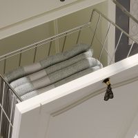 Товар: Шкаф пенал Opadiris Риспекто 40 L 00-00005836 с бельевой корзиной Слоновая кость - фото 2 Шкаф пенал Opadiris Риспекто 40 L 00-00005836 с бельевой корзиной Слоновая кость — фото 2, Мебель для ванной