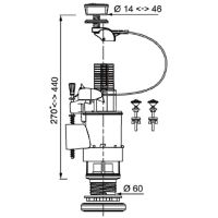 Товар: Сливная арматура Wirquin MW2 10717562 Хром - фото 4 Сливная арматура Wirquin MW2 10717562 Хром — фото 4, Прочие комплектующие для слива и канализации