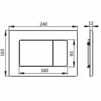 Товар: Клавиша смыва Boheme 650-MW Белая матовая - фото 2 Клавиша смыва Boheme 650-MW Белая матовая — фото 2, Комплектующие для душевого оборудования