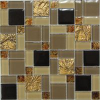 Мозаика Bonaparte Стеклянная с камнем Liberty-3 30х30 см — фото 1, Мозаика