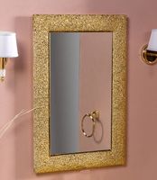 Зеркало Boheme Armadi Art NeoArt Aura 60 536 с подсветкой Золото — фото 2, Мебель для ванной