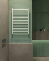 Электрический полотенцесушитель EWRIKA Сафо АС3 80х50 E Белый — фото 3, Электрические полотенцесушители