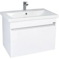 Тумба под раковину VIANT Мальта 80 VMAL80COBEL-T1YP подвесная Белая — фото 1, Мебель для ванной