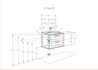 Тумба под раковину Aquaton Леон 65 1A187001LBPS0 подвесная Дуб Белый — фото 5, Мебель для ванной