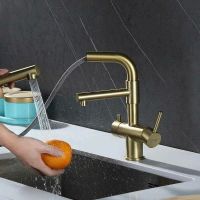 Смеситель для кухни ZorG Inox SZR-3216 BRONZE Бронза — фото 3, Смесители для кухни