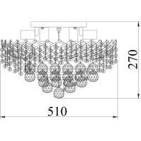 Товар: Люстра Maytoni Royal Classic Karolina DIA120-09-G Золото - фото 7 Люстра Maytoni Royal Classic Karolina DIA120-09-G Золото — фото 7, Люстры