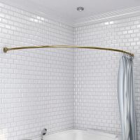 Карниз для ванны Radomir Алари/Астория/Альбена 168x120 1-12-3-0-0-218 Золото — фото 3, Карнизы для ванной