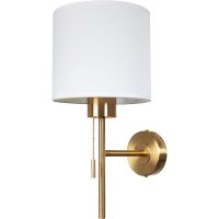 Настенный светильник Artelamp Proxima A4031AP-1PB Белый Полированная медь — фото 1, Светильники