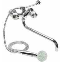 Смеситель для ванны Frap H26 F2626 универсальный Хром — фото 1, Смеситель для ванны