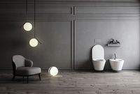 Унитаз биде Boheme Avva 972-2-MW подвесной Белый матовый без сиденья — фото 4, Унитазы