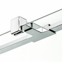 Душевой уголок New Trendy New Soleo Chrome 100x100 L K-0380 профиль Хром стекло прозрачное — фото 4, Душевые уголки