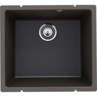 Кухонная мойка Ulgran Quartz Underground 450-09 Асфальт — фото 1, Кухонные мойки