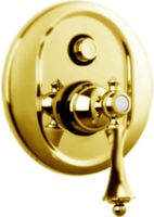 Смеситель для ванны и душа Cezares Margot MARGOT-VDIM-01-M Золото 24 карата — фото 1, Смеситель для душа