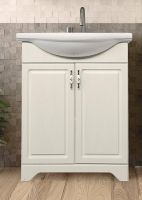 Тумба под раковину Style Line Олеандр 2 Люкс 65 ЛС-00000199 Рельеф пастель — фото 5, Мебель для ванной