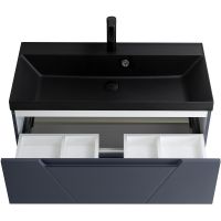 Тумба под раковину BelBagno Vittoria 100 подвесная Grigio Opaco арт-VITTORIA-1000-2C-SO-GO-P — фото 5, Тумбы под раковину