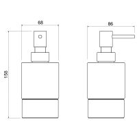 Товар: Дозатор для жидкого мыла Timo Saona Хром арт-13239/00 - фото 2 Дозатор для жидкого мыла Timo Saona Хром арт-13239/00 — фото 2, Дозаторы