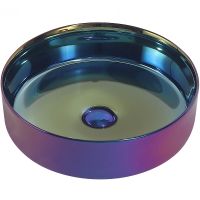 Раковина-чаша Abber Bequem 40 AC2109Regen Хамелеон — фото 1, Раковины накладные