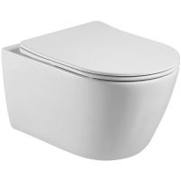 Унитаз Hansmann keramik Round Tornado УНИ0010 подвесной с сиденьем Микролифт — фото 1, Унитазы