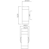 Товар: Настенный светильник Artelamp Atlas A3503AL-2BK Черный - фото 3 Настенный светильник Artelamp Atlas A3503AL-2BK Черный — фото 3, Уличное освещение